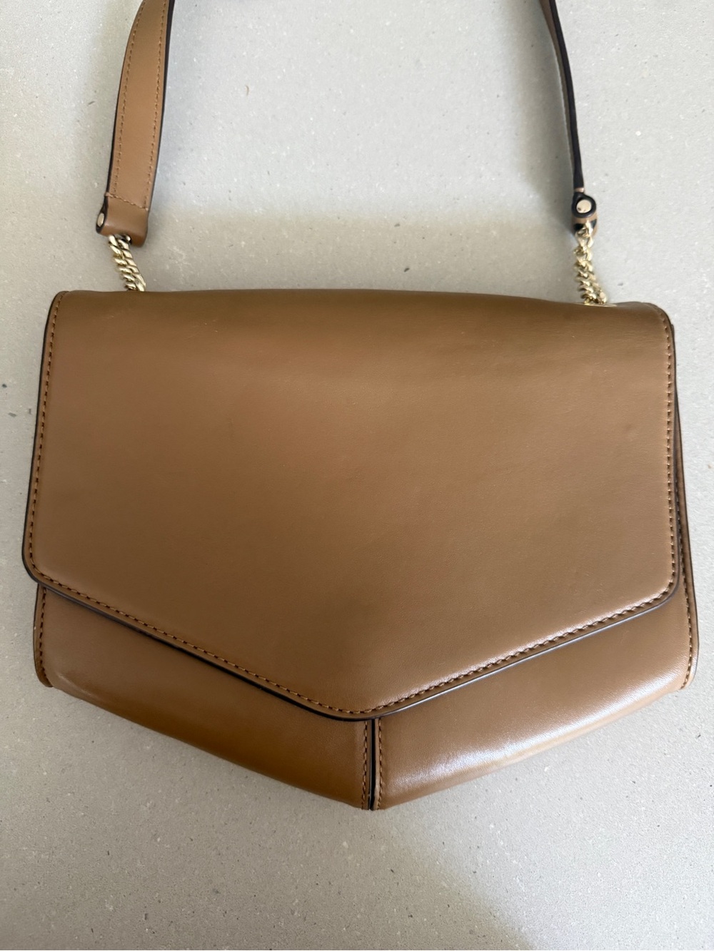 Sandro Envelope Crossbody Leather Bag